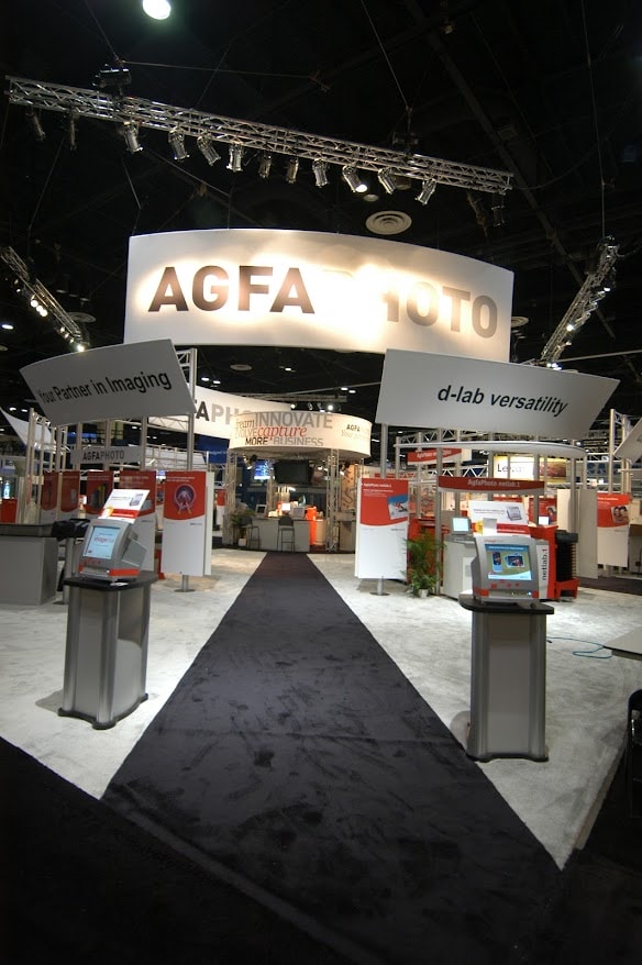 Trade show carpet rental for agfa
