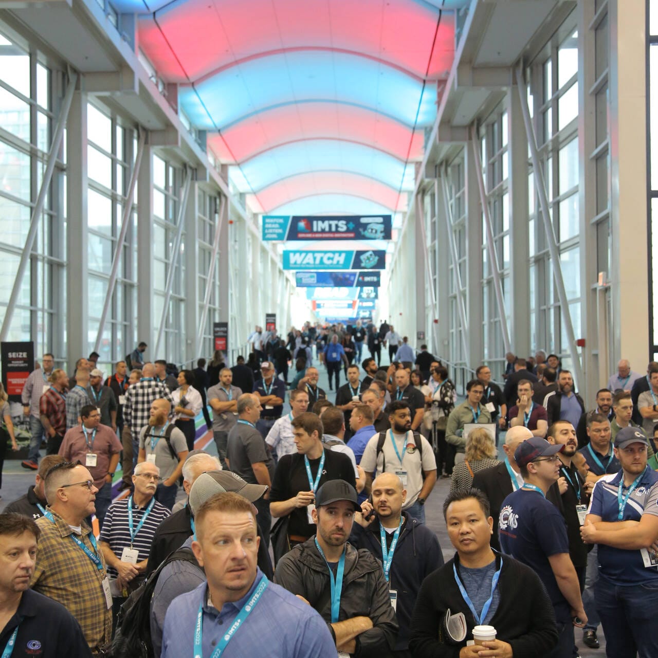 Trade show carpet rental carpet sample IMTS