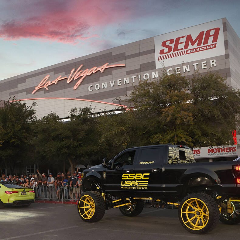 Trade show carpet rental carpet sample SEMA